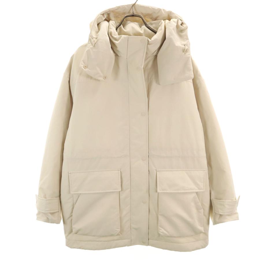 ユニクロ（UNIQLO） ハイブリッド ダウンコート XL アイボリー