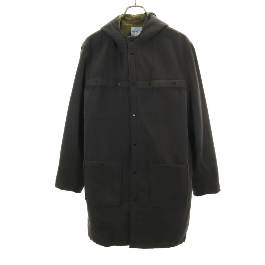 KENZO HOMME ケンゾーオム 90s 日本製 オールド フーデッド コート 3