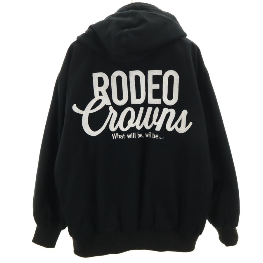 Rodeo Crowns（ロデオクラウンズ） バックロゴ刺繍 ワークフーディー