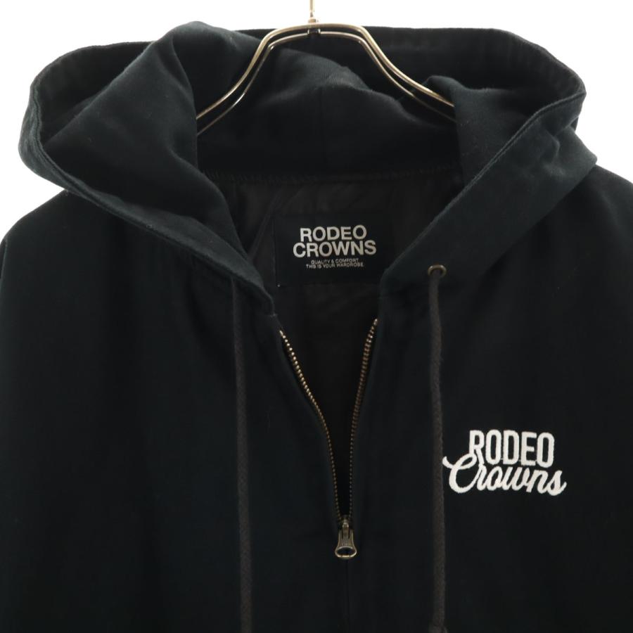 Rodeo Crowns ロデオクラウンズ バックロゴ刺繍 ワークフーディー 