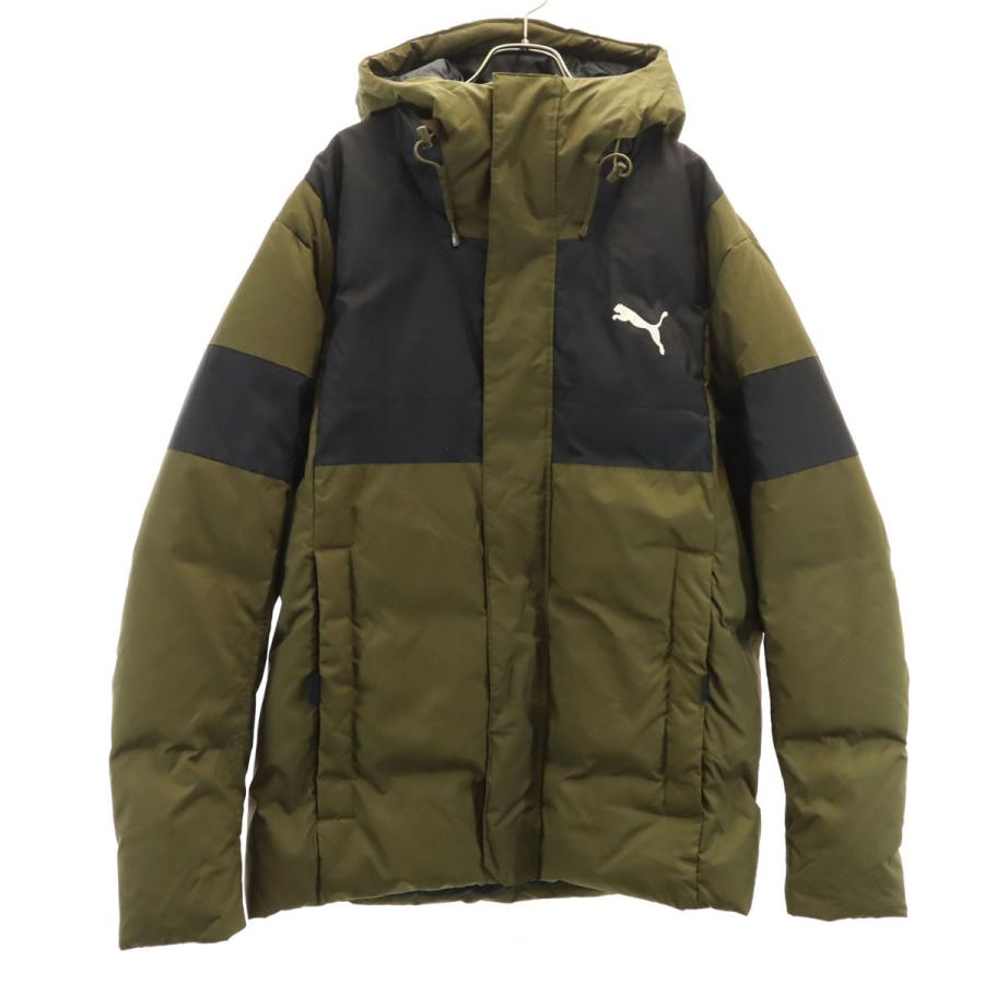 PUMA（プーマ） ダウンジャケット L カーキ メンズ 古着 中古 : CARMAK