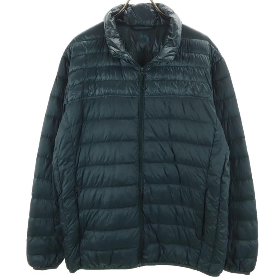 ユニクロ（UNIQLO） ウルトラライトダウンジャケット XL グリーン系 