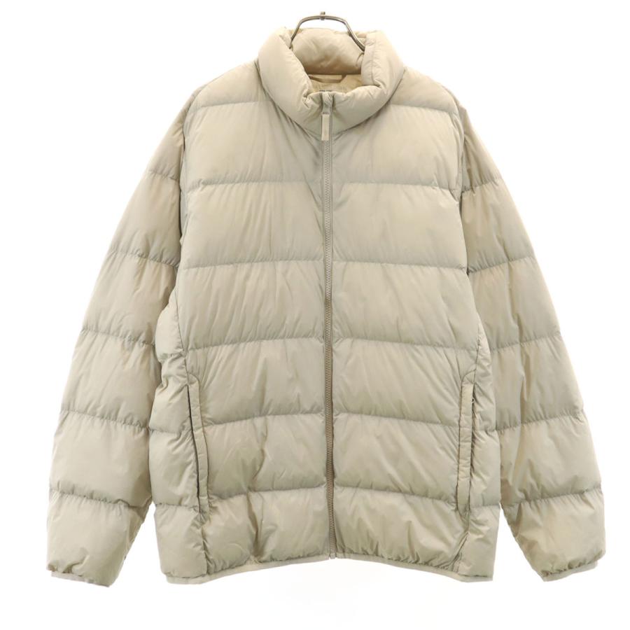 ユニクロ（UNIQLO） ウルトラライトダウンジャケット XL グレージュ