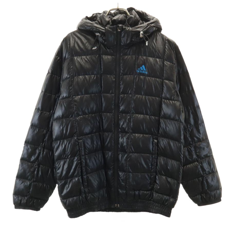 adidas（アディダス） ダウンジャケット M ブラック メンズ 古着 中古
