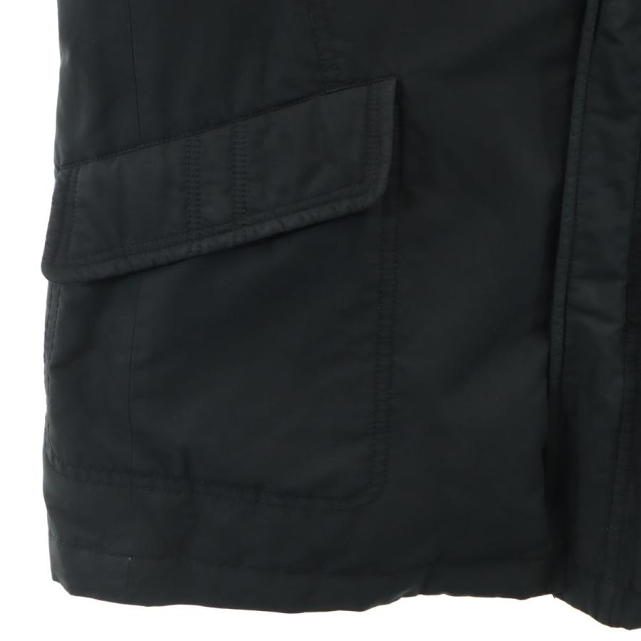 JOSEPH ABBOUD ブラックミリタリージャケット LL JOSEPH ABBOUD（ジョセフ アブード） ダウンジャケット L ブラック