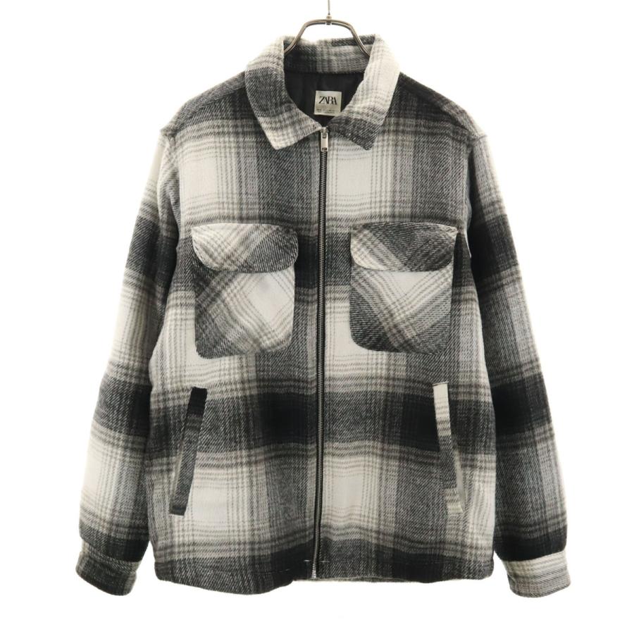 ZARA ザラ 質感のあるシワ加工ジャケット M ZARA ザラ 質感のあるシワ加工ジャケット M ZARA ザラ 質感のあるシワ