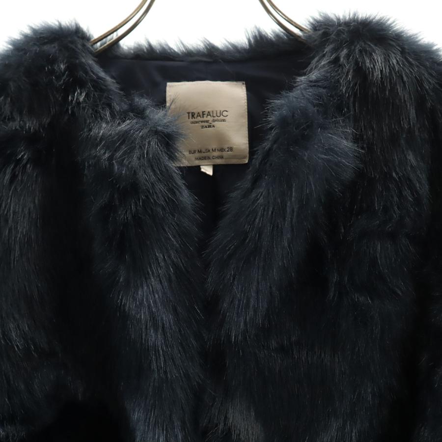 美品 ZARA Trafaluc ザラトラファルック フェイクファー ジャケット M 