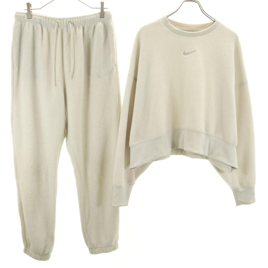 NIKE（ナイキ） 長袖 ボア スウェット 上下セットアップ XL グレー系