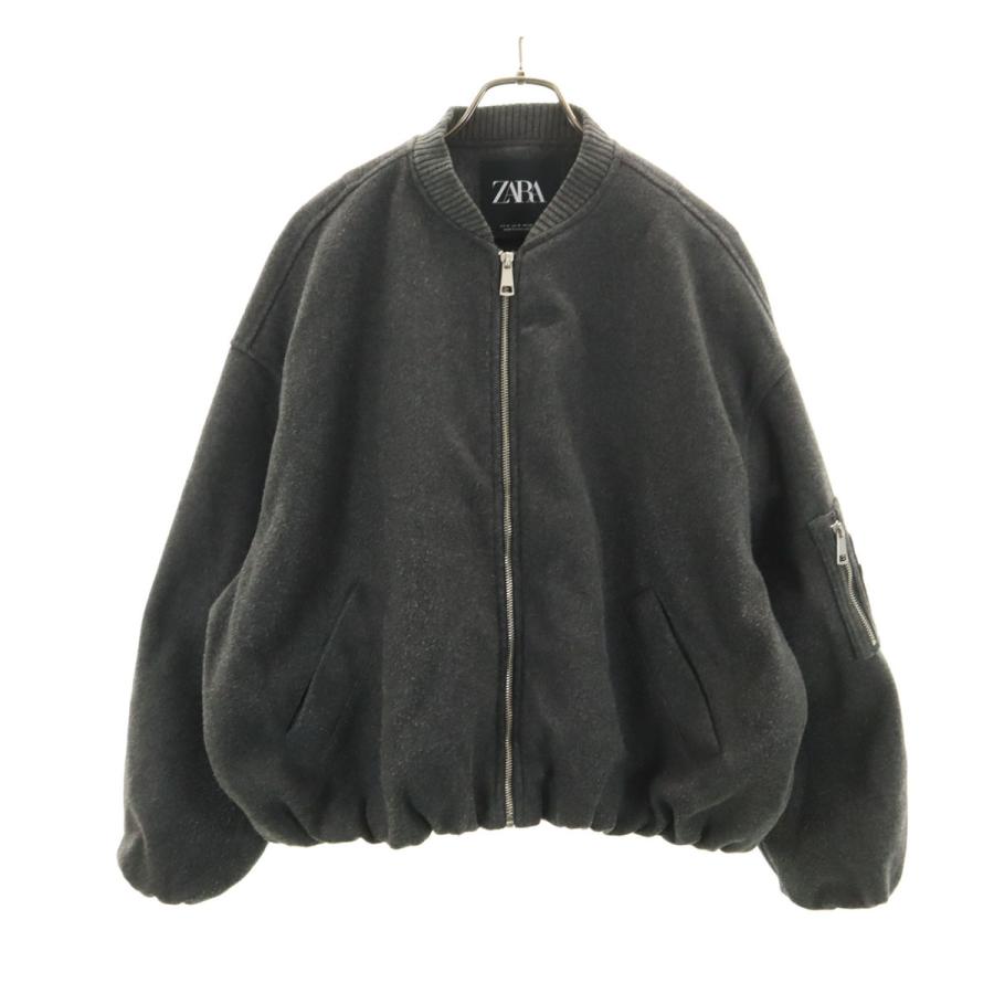 ZARA（ザラ） ブルゾン M チャコールグレー ジャケット レディース 