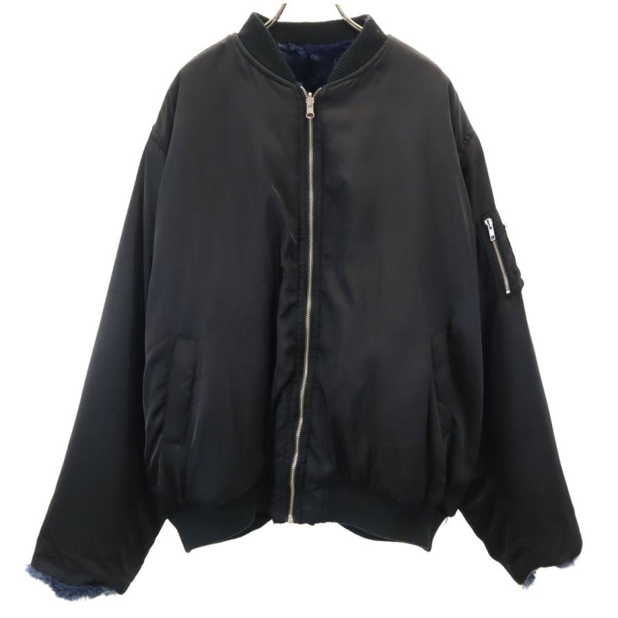 PUNYUS（プニュズ） リバーシブル MA-1 フライトジャケット 4 ブラック