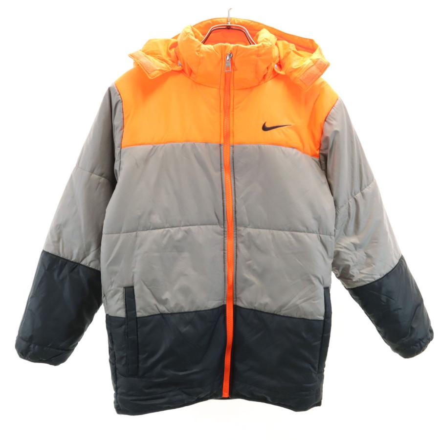 NIKE（ナイキ） 中綿ジャケット M グレー キッズ 古着 中古 : CARMAK