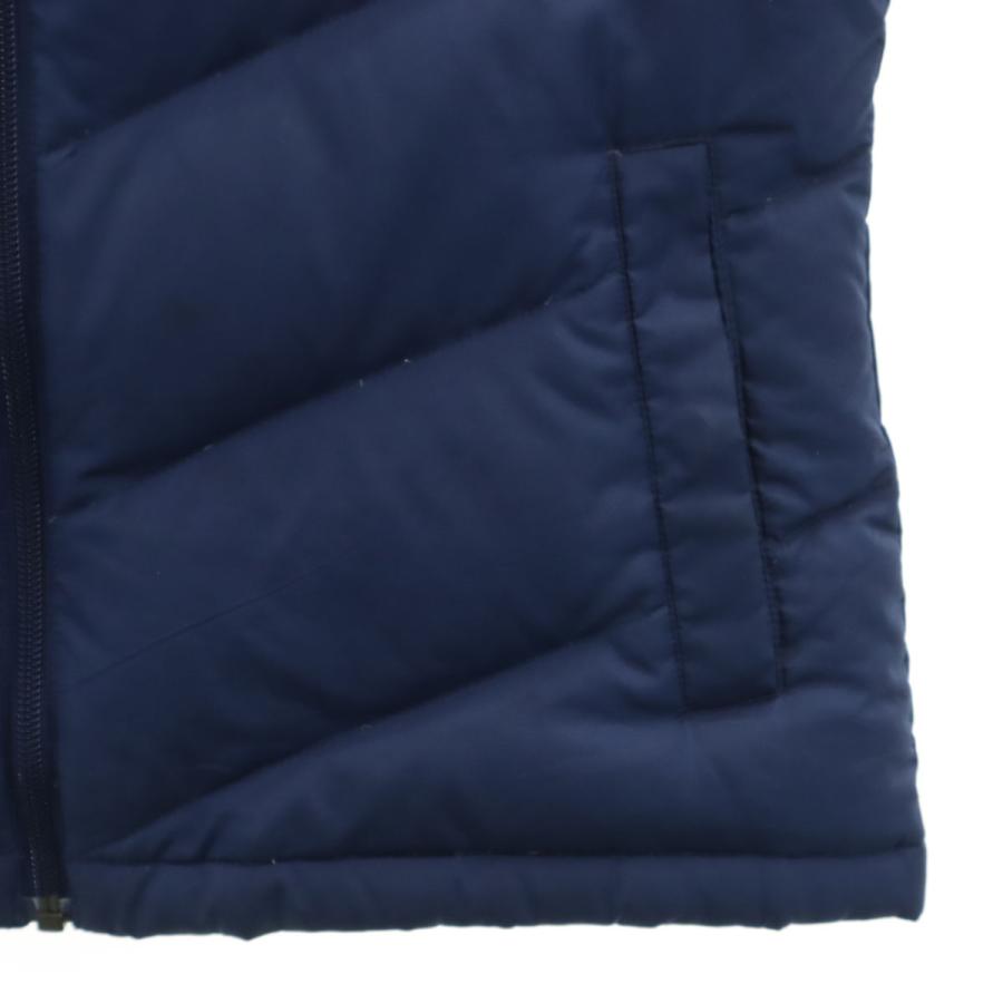 ランズエンド（LANDS' END） ダウンベスト M ネイビー メンズ 古着