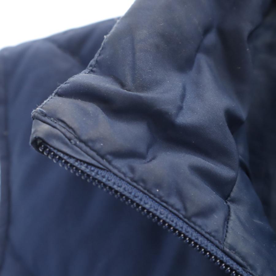 ランズエンド（LANDS' END） ダウンベスト M ネイビー メンズ 古着