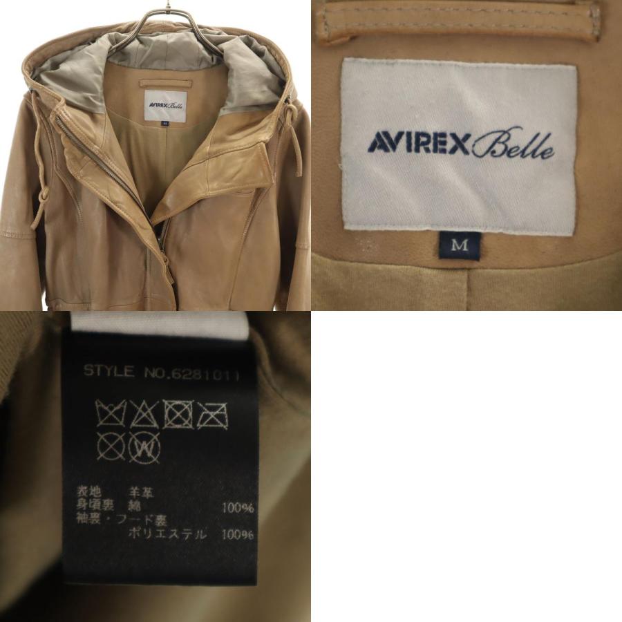 AVIREX Belle アヴィレックス ベル シープスキン レザーコート M 