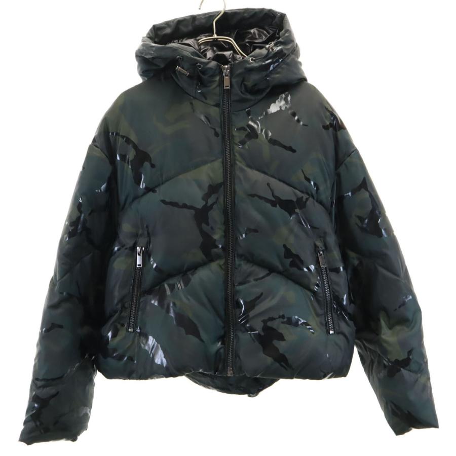 ZARA（ザラ） カモフラ柄 ジャケット S グリーン系 レディース 古着