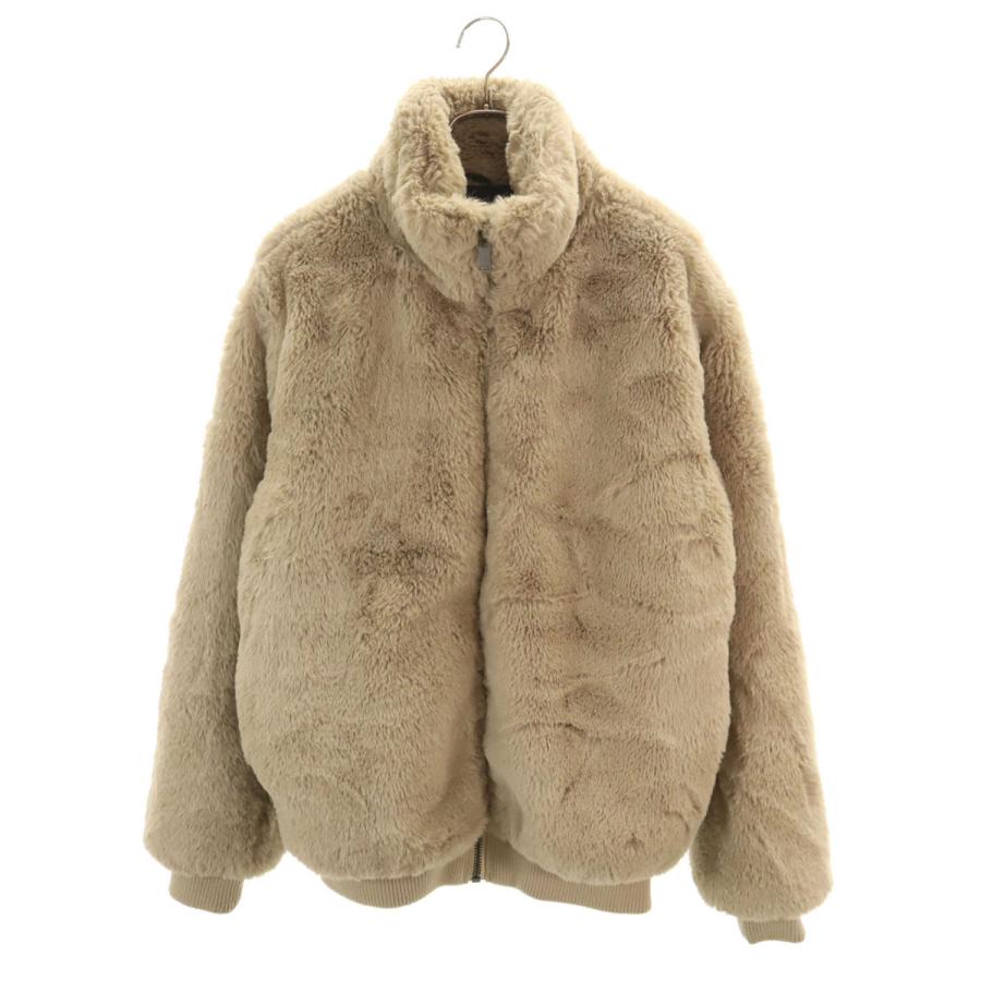 ZARA ザラ　フェイクファー ジャケット　M ZARA（ザラ） フェイクファー ジャケット M ベージュ メンズ 古着 中古