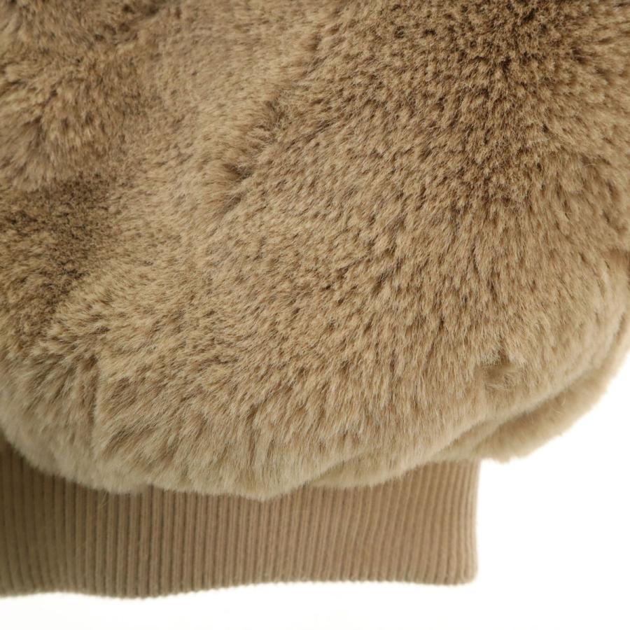 ZARA（ザラ） フェイクファー ジャケット M ベージュ メンズ 古着 中古