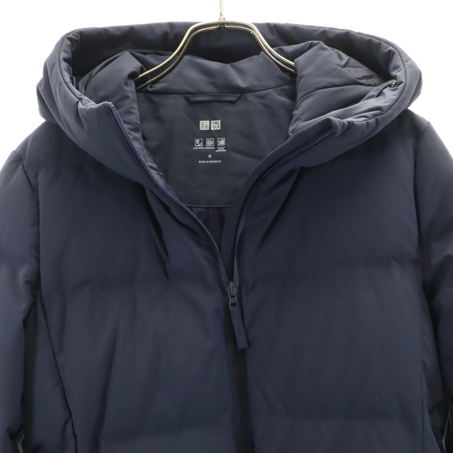 ユニクロ（UNIQLO） シームレス ショート ダウンコート M ネイビー
