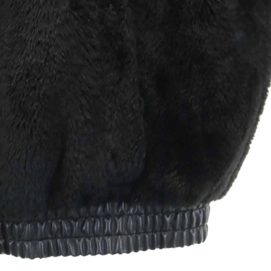 ZARA（ザラ） フェイクファー ブルゾン M ブラック レディース 古着