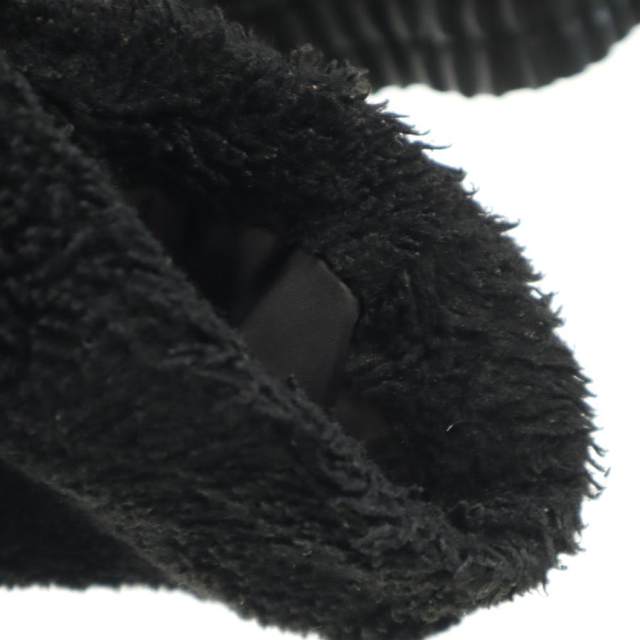 ZARA（ザラ） フェイクファー ブルゾン M ブラック レディース 古着