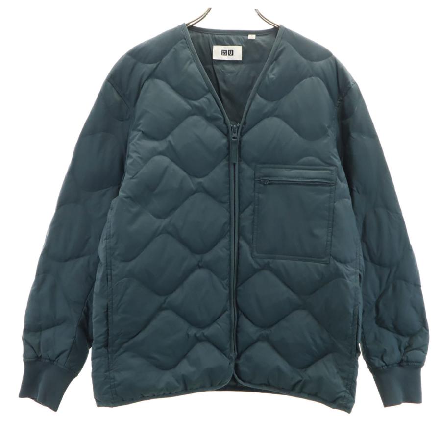UNIQLO U ユニクロ ユー リサイクル ダウンジャケット M ネイビー