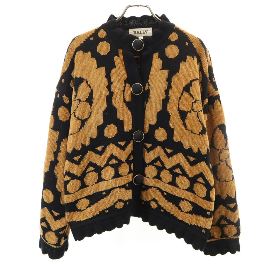 Bally（バリー） 80s 90s イタリア製 オールド 総柄 長袖 ニット  