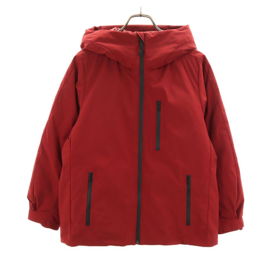ユニクロ（UNIQLO） 長袖 ハイブリッド ダウンパーカー M レッド 