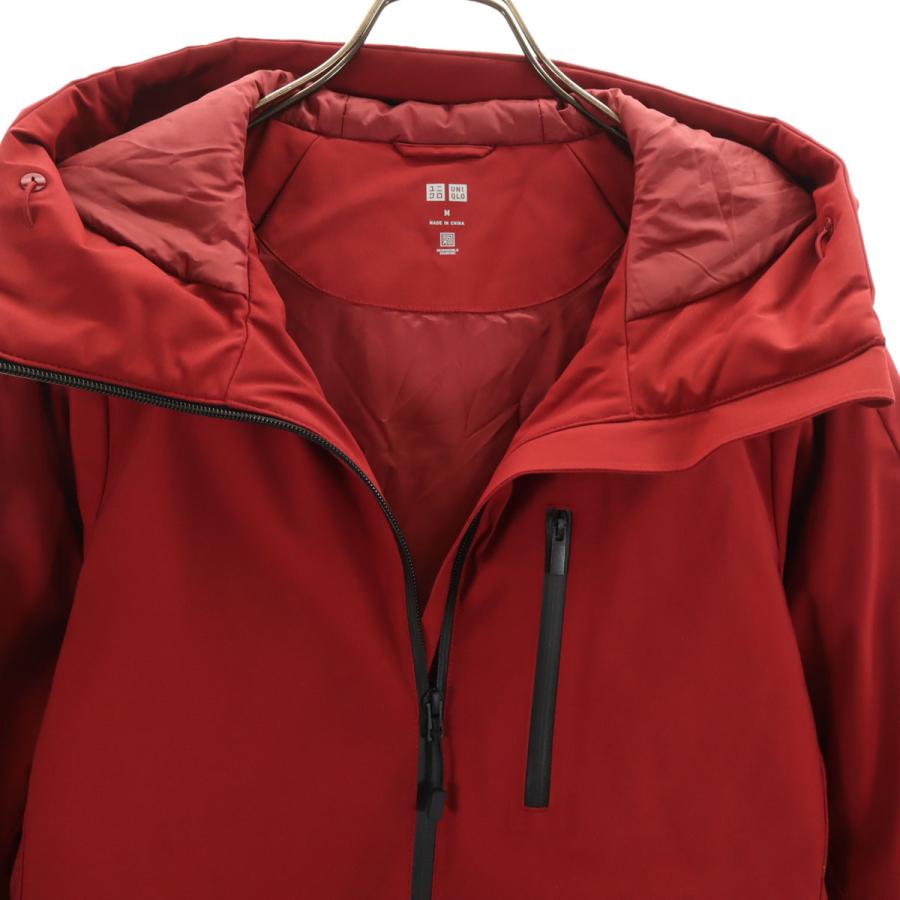 ユニクロ（UNIQLO） 長袖 ハイブリッド ダウンパーカー M レッド 