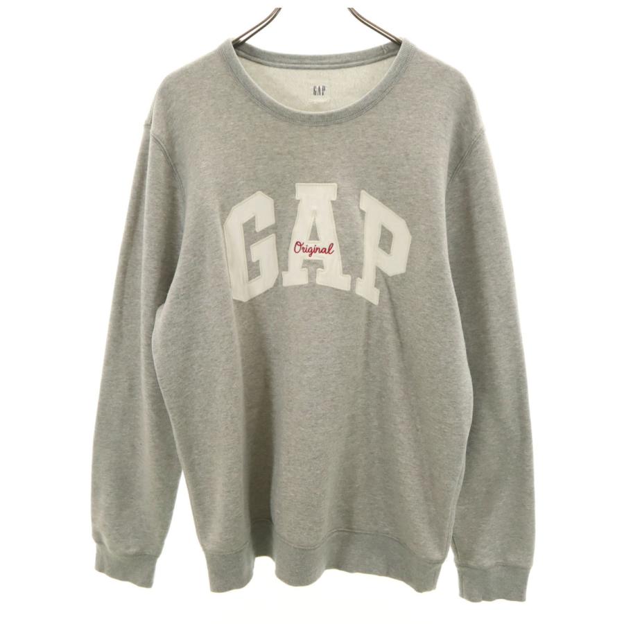 GAP（ギャップ） 長袖 スウェット トレーナー L グレー メンズ 古着