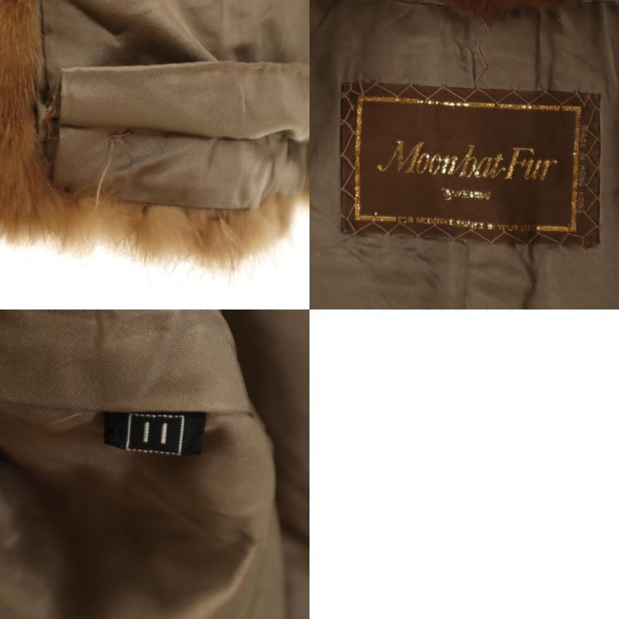 Moon Bat Fur ムーンバットファー 毛皮コート 11 キャメル レディース 
