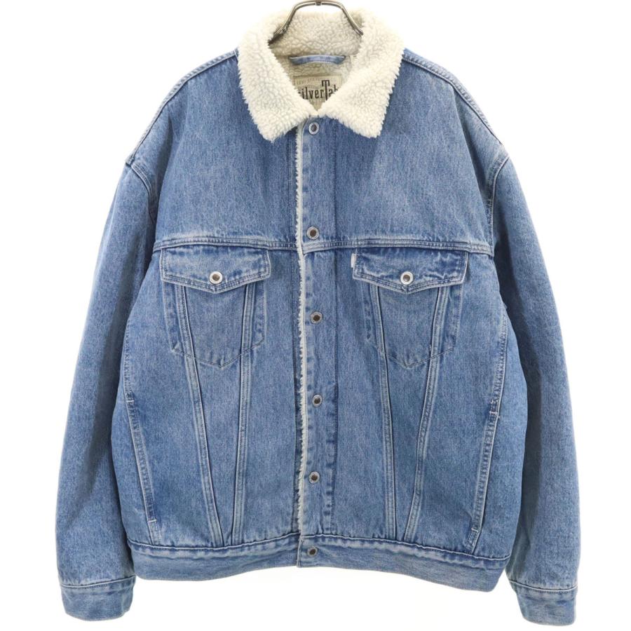 Levi's（リーバイス） シルバータブ 裏ボア デニムジャケット M ブルー