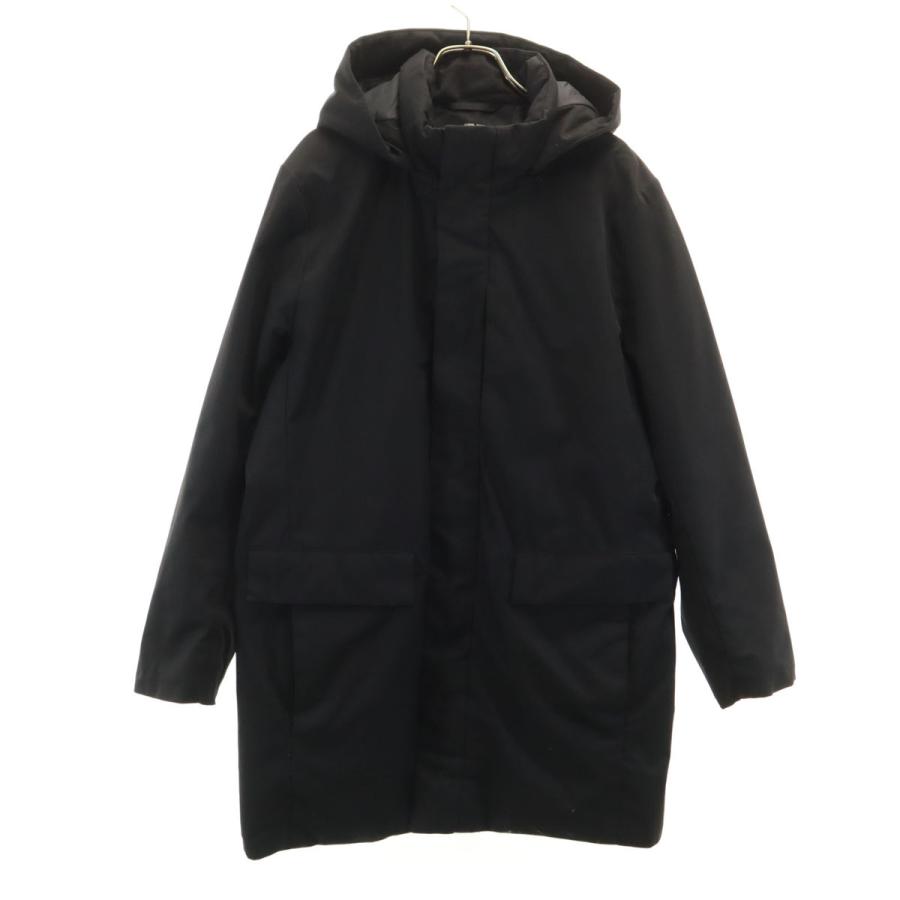 ユニクロ（UNIQLO） ハイブリッド ダウンコート M ブラック メンズ