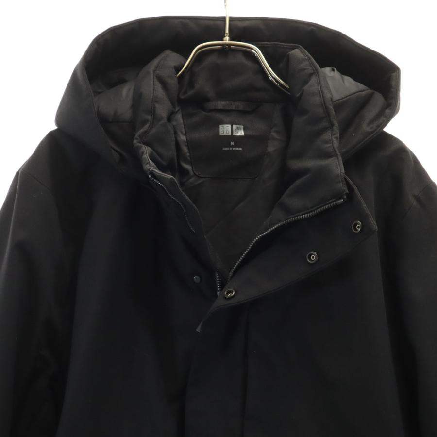ユニクロ（UNIQLO） ハイブリッド ダウンコート M ブラック メンズ