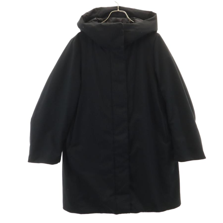 ユニクロ（UNIQLO） ハイブリッド ダウンコート S ブラック レディース