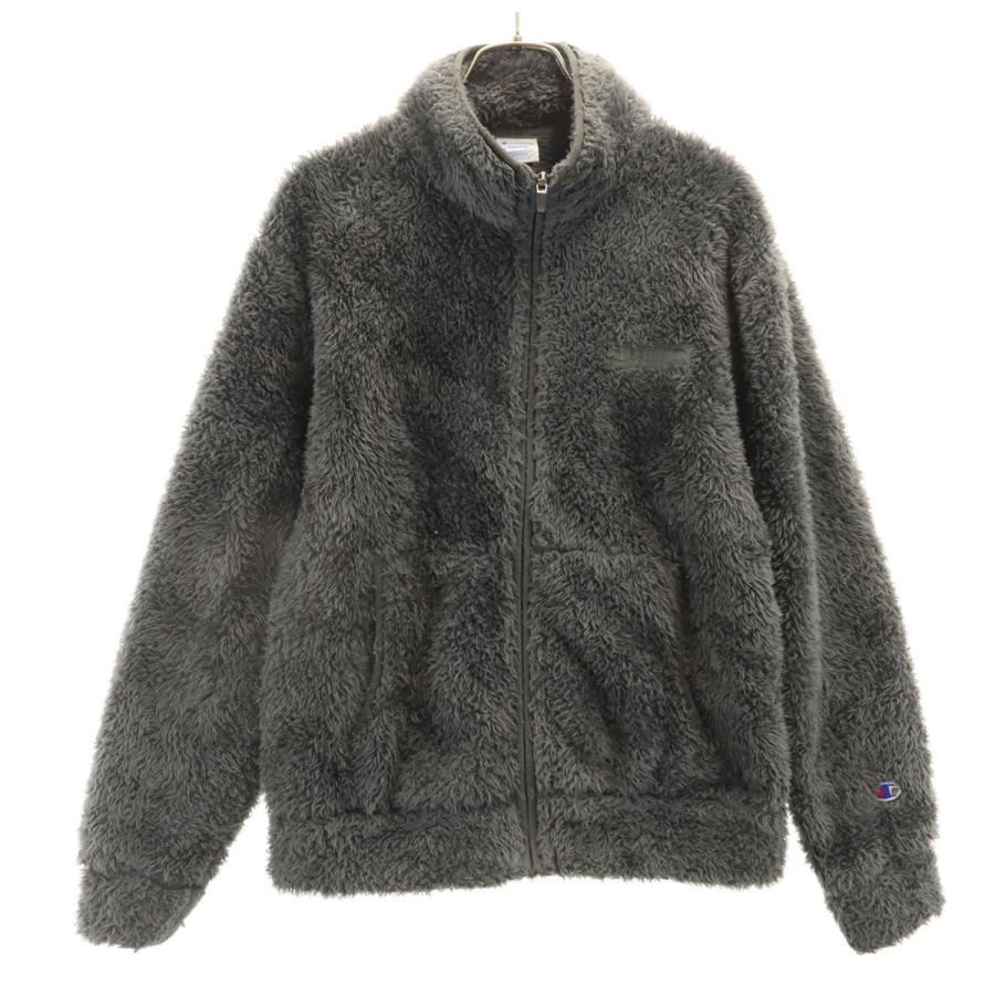 Champion（チャンピオン） ボア フリースジャケット M グレー メンズ
