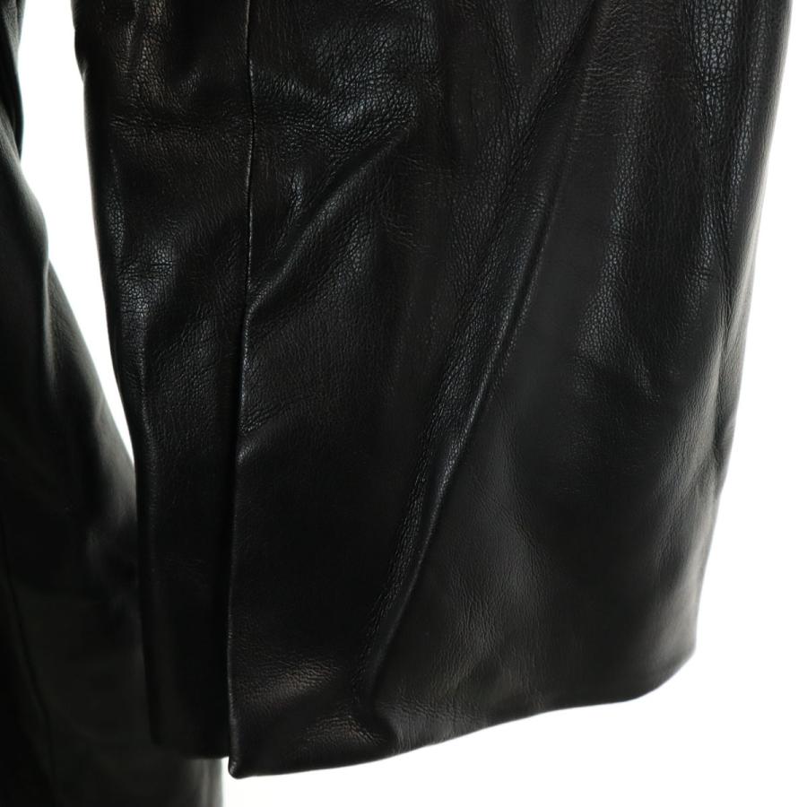 ZARA（ザラ） フェイクレザー ロングコート M ブラック レディース