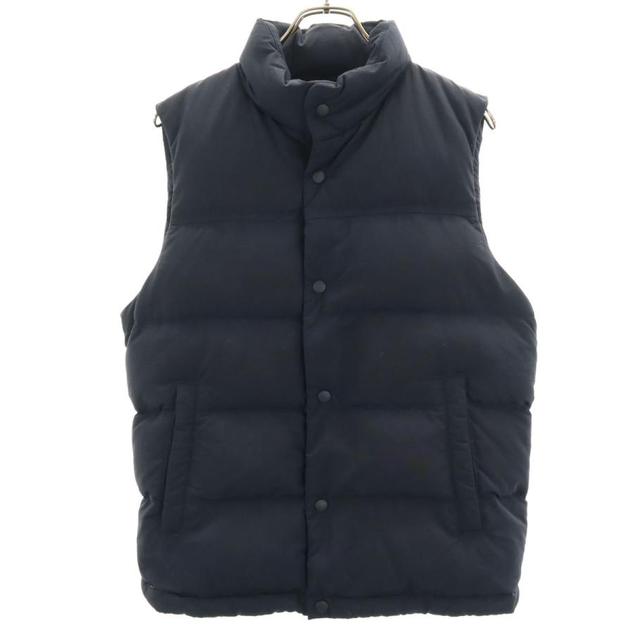 ユニクロ（UNIQLO） ダウンベスト M ネイビー メンズ 古着 中古