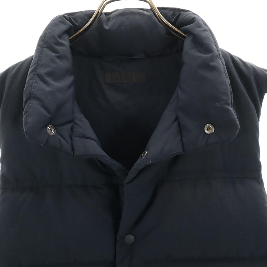 ユニクロ（UNIQLO） ダウンベスト M ネイビー メンズ 古着 中古
