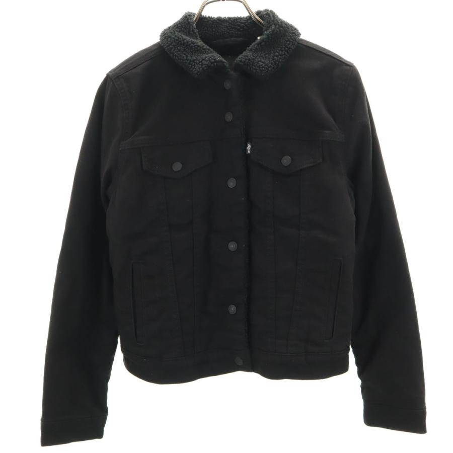Levi's（リーバイス） ボア デニムジャケット S ブラック ジージャン