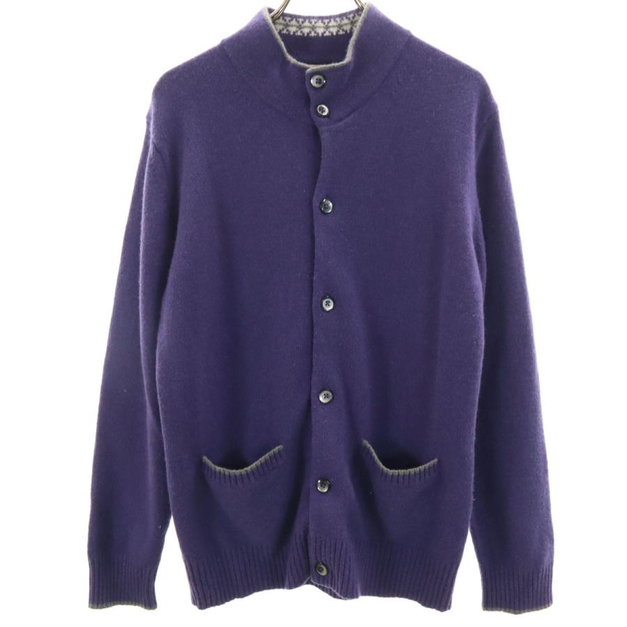 ユナイテッドアローズgreen label relaxing 起毛ニットパープル green label relaxing（グリーンレーベルリラクシング） ウール 長袖