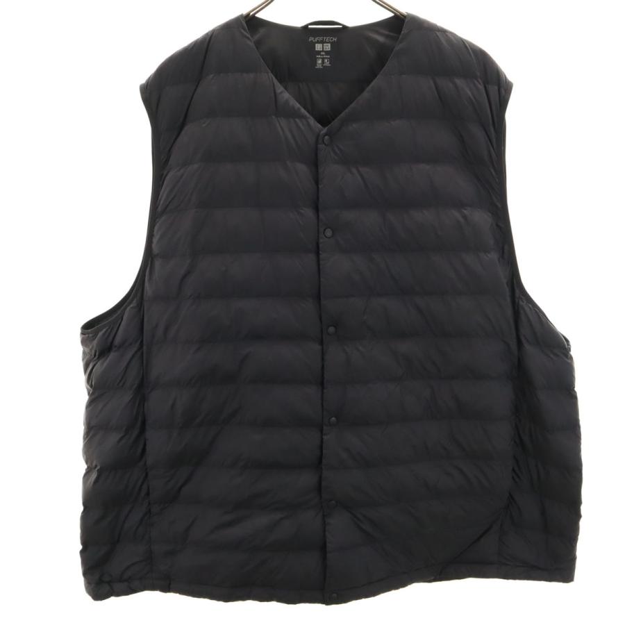 ユニクロ（UNIQLO） パフテック コンパクト ベスト 4XL ブラック