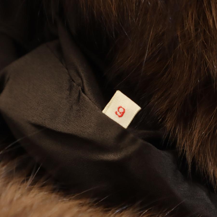 Moon Bat Fur ムーンバットファー 毛皮コート 9 ブラウン系 レディース 