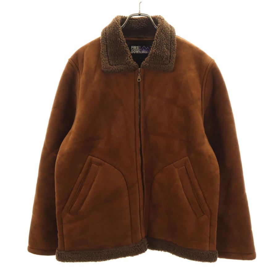FIRST DOWNファーストダウン フェイクムートンジャケット ボアジャケット FIRST DOWN（ファーストダウン） フェイク ムートンジャケット L