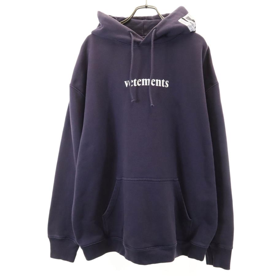 VETEMENTS（ヴェトモン） 長袖 バーコードパッチ スウェットパーカー M