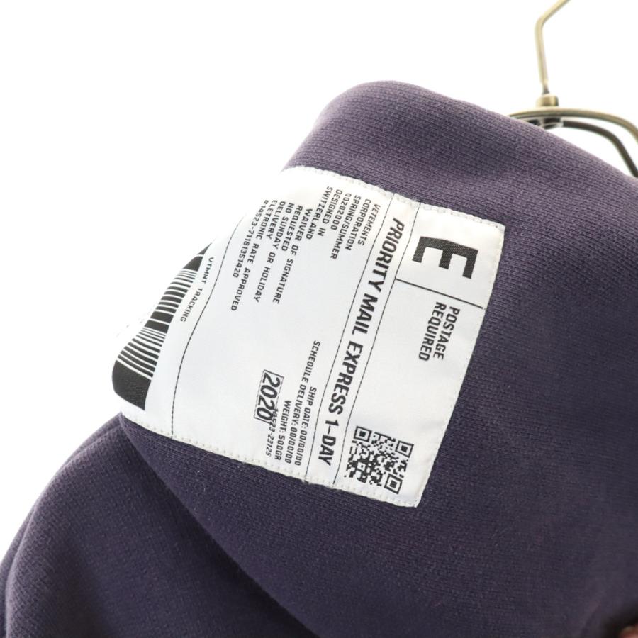 VETEMENTS（ヴェトモン） 長袖 バーコードパッチ スウェットパーカー M