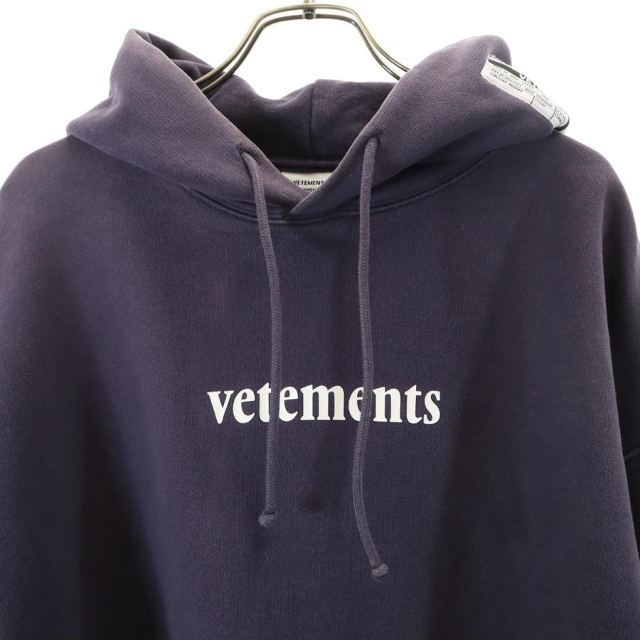 VETEMENTS（ヴェトモン） 長袖 バーコードパッチ スウェットパーカー M