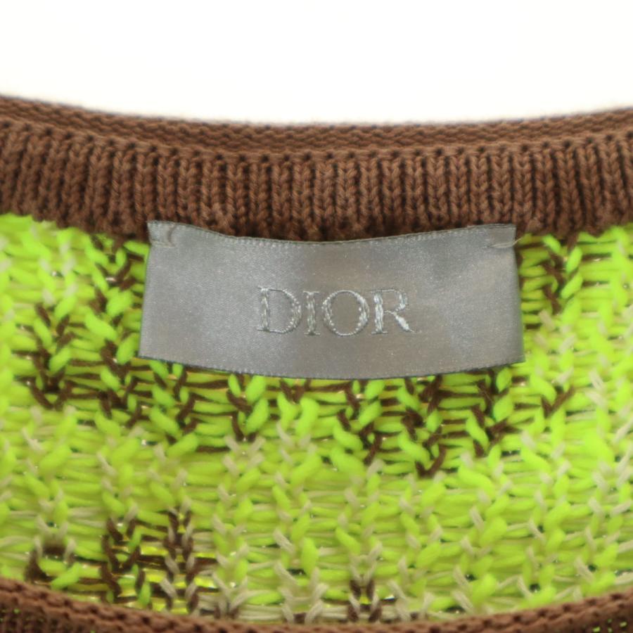 美品 Dior ディオール 22SS イタリア製 総柄 長袖 テクニカルコットン 