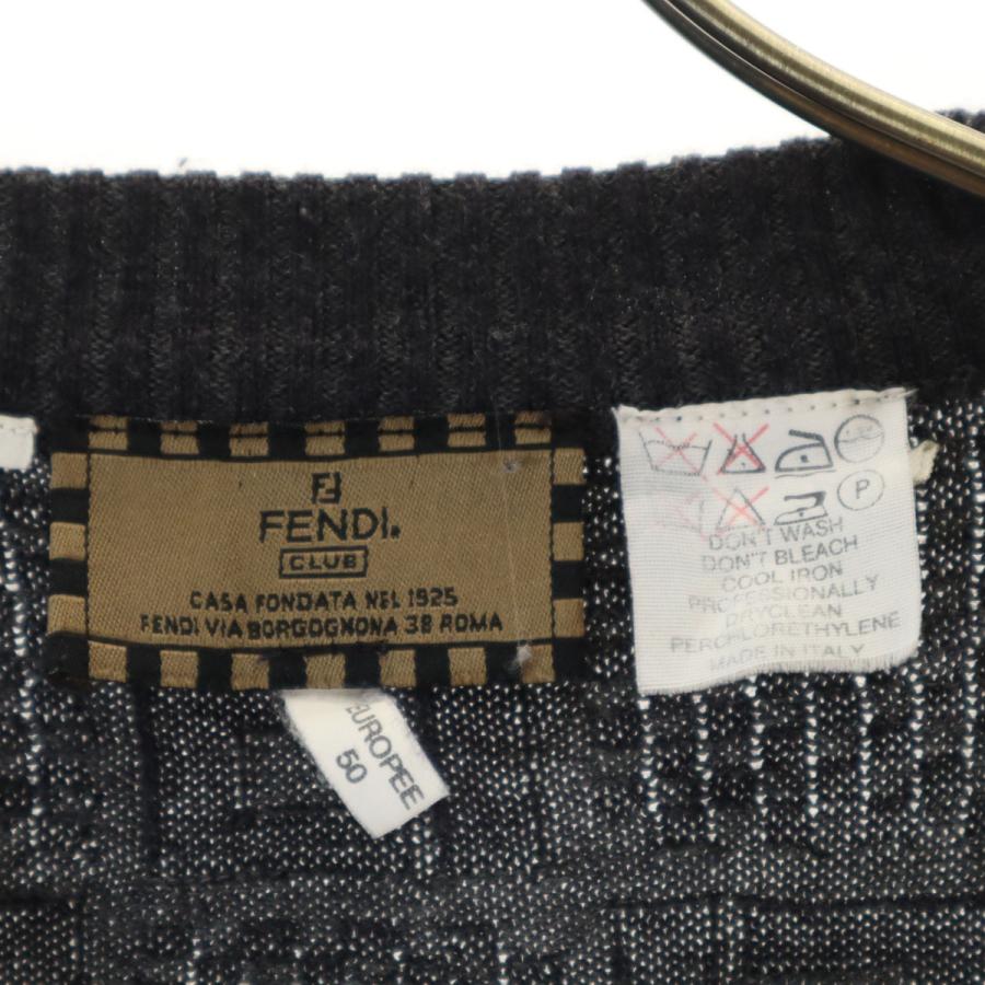 FENDI CLUB フェンディ クラブ 90s イタリア製 オールド ズッカ柄 長袖