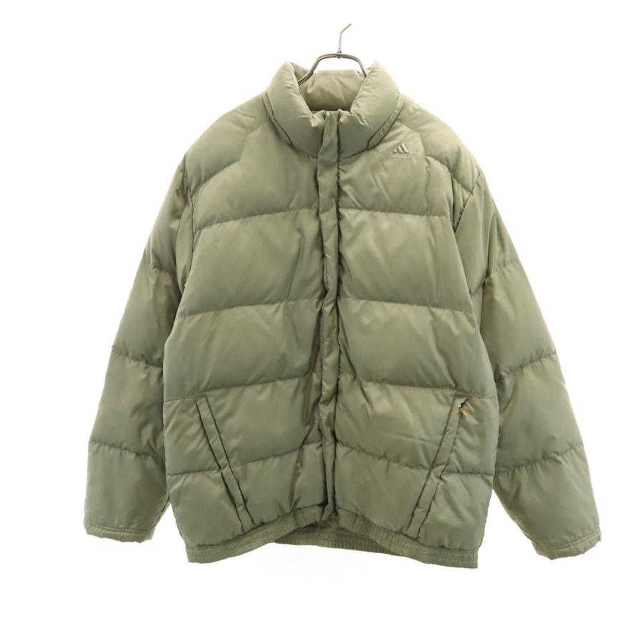 adidas（アディダス） ダウンジャケット M グリーン系 メンズ 古着