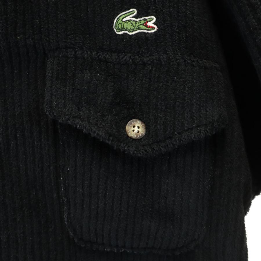【未使用品】LACOSTE SPORT ブラックジャケット US S/M LACOSTE SPORT ラコステスポーツ ジャケット 3 ブラック メンズ 古着